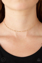 Paparazzi Accessories-Take A Risk - Gold Necklace