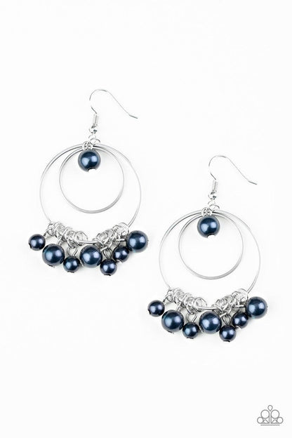 Paparazzi Accessories-New York Attraction - Blue Earrings