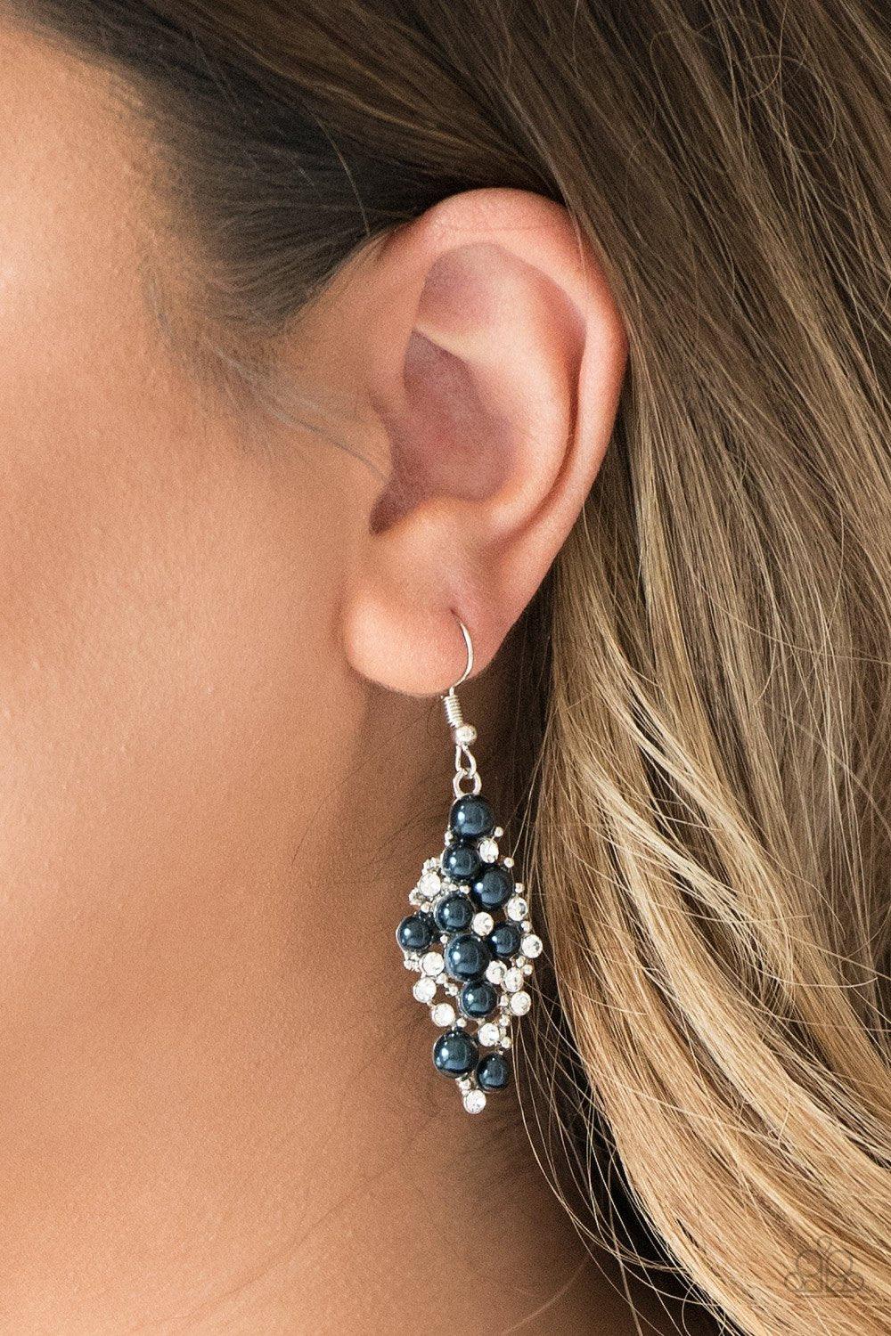 Paparazzi Accessories-Famous Fashion - Blue Earrings