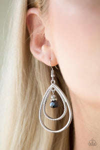 Paparazzi Accessories-REIGN On My Parade - Blue Earrings