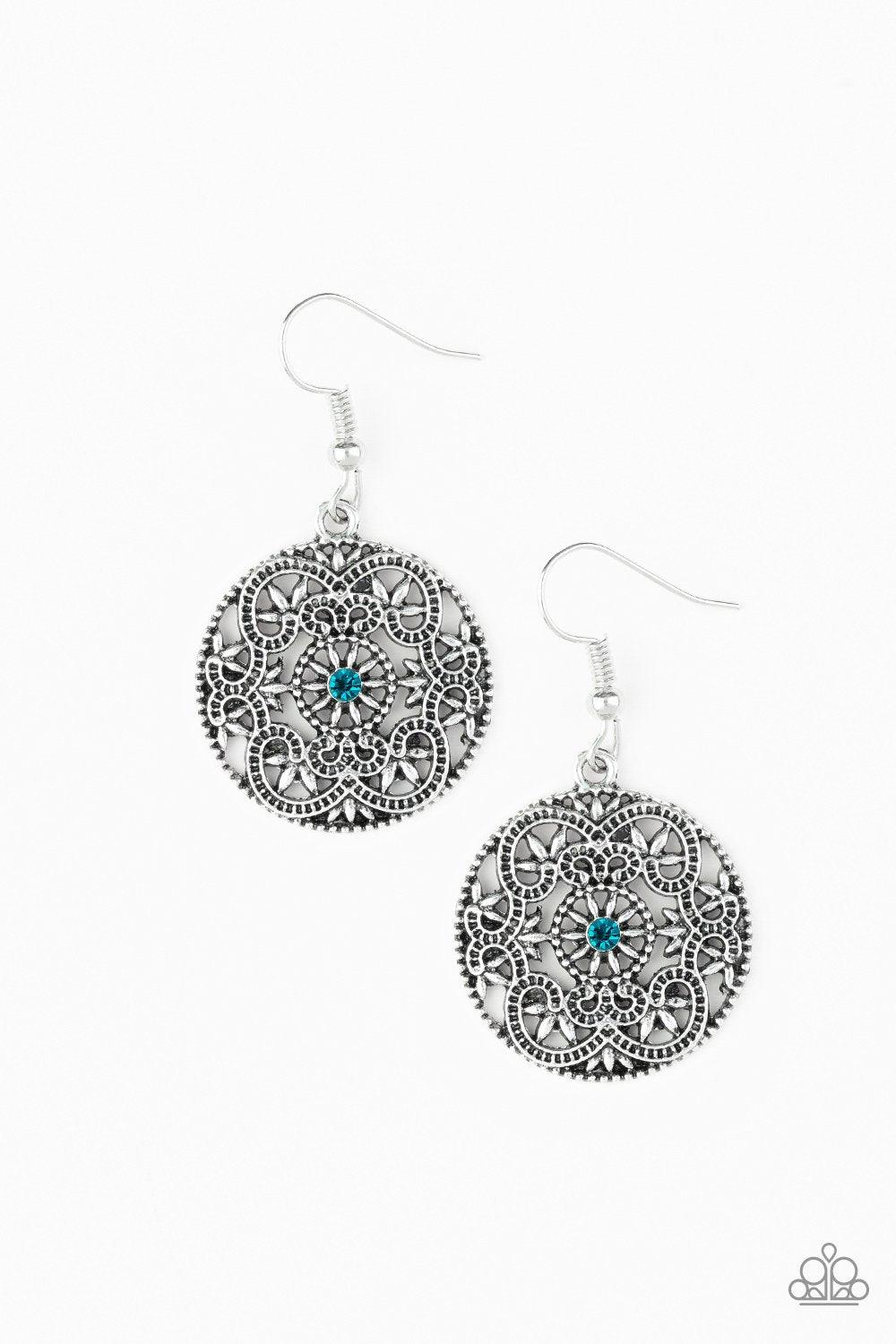 Paparazzi Accessories-Rochester Royale - Blue Earrings