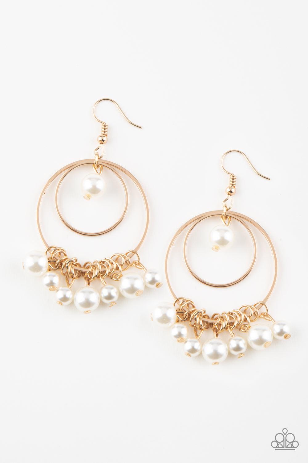 Paparazzi Accessories-New York Attraction - Gold Earrings
