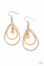 Paparazzi Accessories-REIGN On My Parade - Gold Earrings