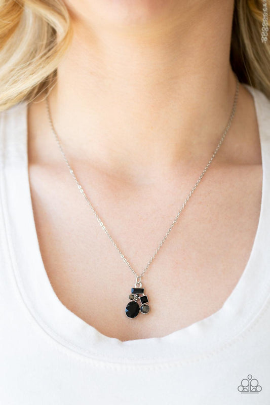 Paparazzi Accessories-Time To Be Timeless - Black Necklace
