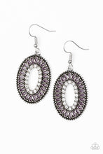 Paparazzi Accessories-Fishing For Fabulous - Purple Earrings