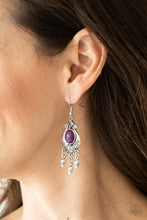 Paparazzi Accessories-Enchantingly Environmentalist - Purple Earrings
