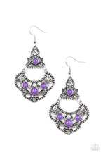 Paparazzi Accessories-Garden State Glow - Purple Earrings