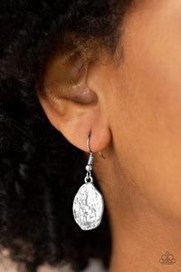 Paparazzi Accessories-Terra Treasure - Silver Earrings