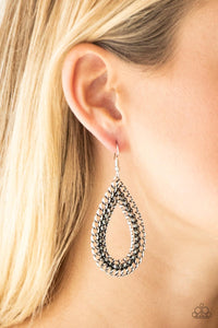 Paparazzi Accessories-Mechanical Marvel - Silver Earrings