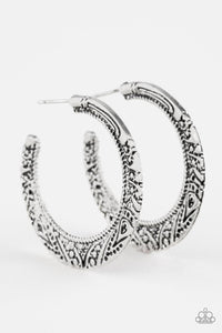 Paparazzi Accessories-Rumba Rendezvous - Silver Earrings