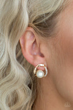 Paparazzi Accessories-Stylishly Suave - Gold Earrings