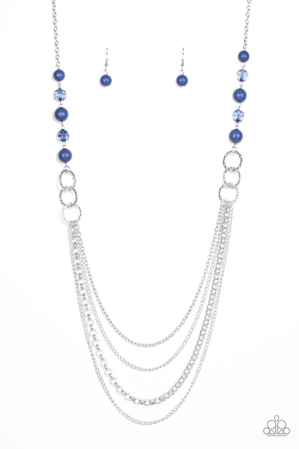 Paparazzi Accessories-Vividly Vivid - Blue Necklace