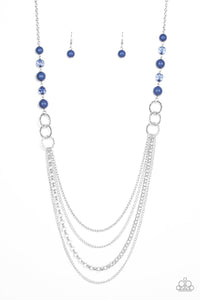 Paparazzi Accessories-Vividly Vivid - Blue Necklace