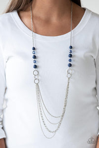 Paparazzi Accessories-Vividly Vivid - Blue Necklace