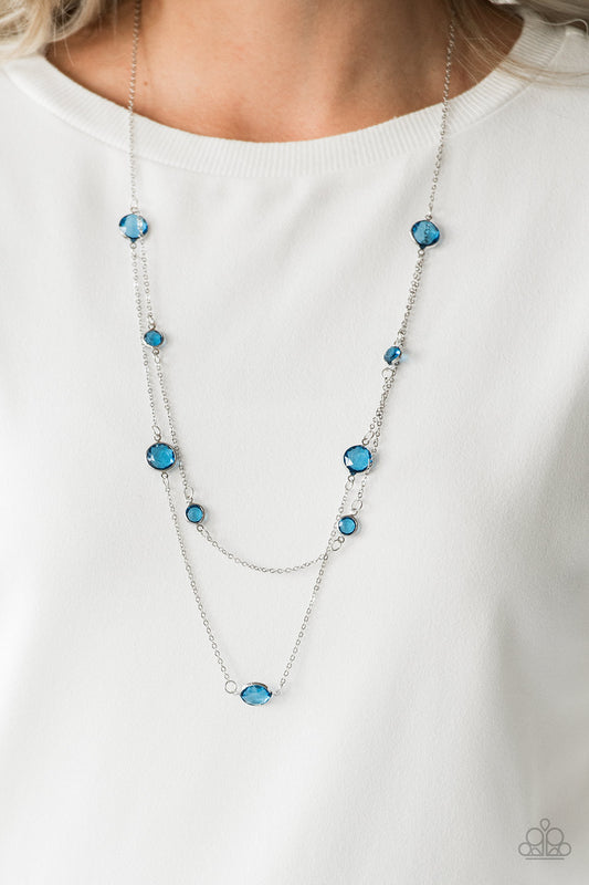 Raise Your Glass Blue Necklace - Jewelry by Bretta