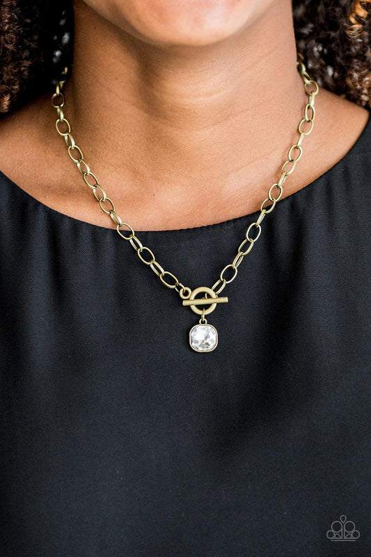 Dynamite Dazzle Brass Necklace - Jewelry by Bretta - Jewelry by Bretta