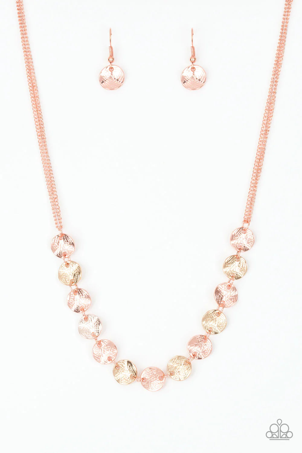 Simple sheen copper necklace paparazzi deals