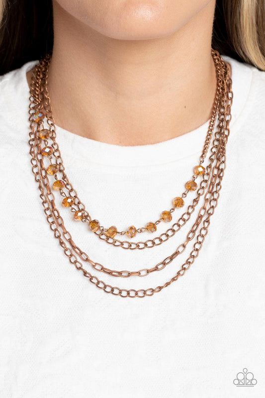 Extravagant Elegance Copper Necklace - Jewelry by Bretta