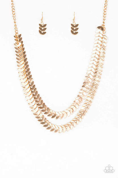 Industrial Illumination Gold Necklace - Jewelry by Bretta