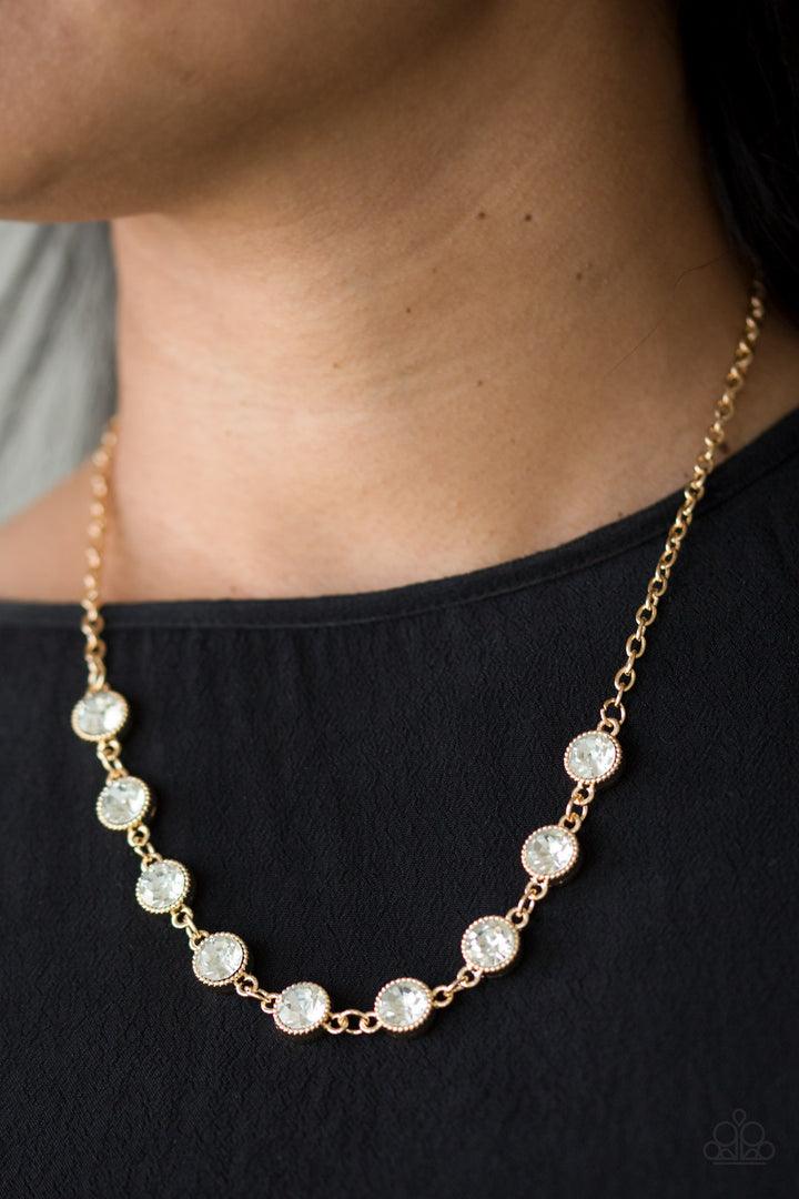 Starlit Socials Gold Necklace - Jewelry by Bretta