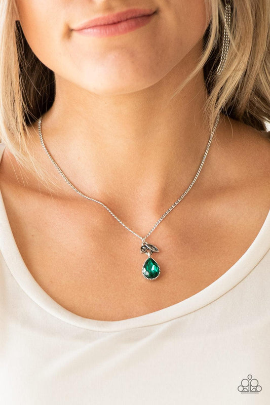 Nice To Meet You Green Necklace - Jewelry by Bretta
