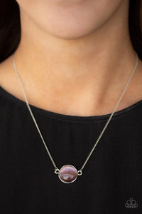 Paparazzi Accessories-Rose-Colored Glasses - Purple Necklace