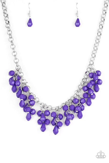 Modern Macarena Purple Necklace - Jewelry by Bretta