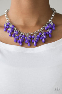 Modern Macarena Purple Necklace - Jewelry by Bretta