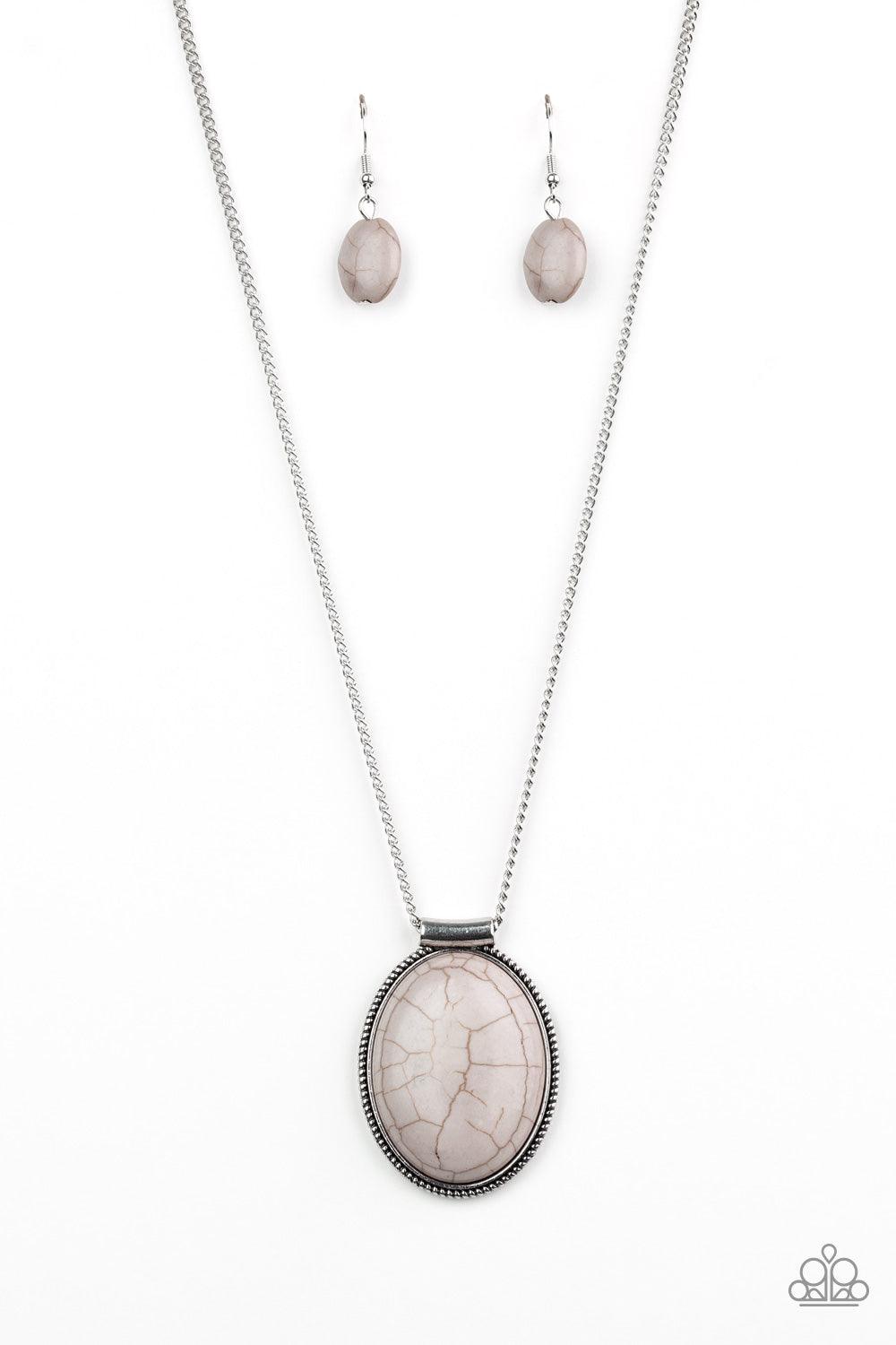 Paparazzi Accessories-Southwest Showdown - Silver Necklace