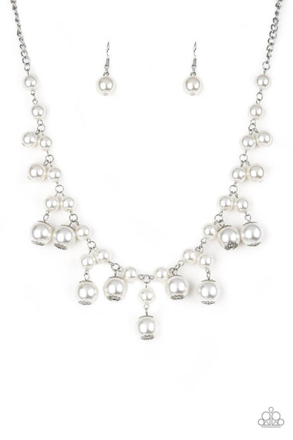 Paparazzi Accessories-Soon To Be Mrs. - White Necklace