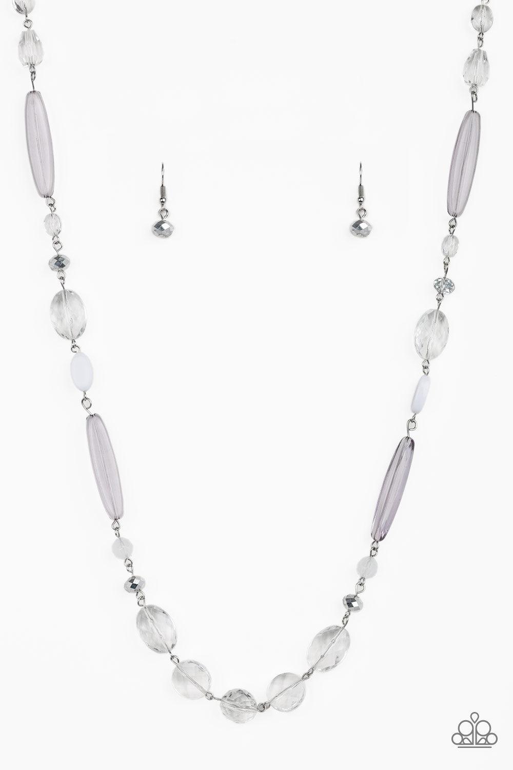 Paparazzi Accessories-Quite Quintessence - White Necklace - jewelrybybretta