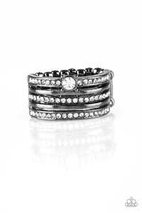 Paparazzi Accessories-The Dealmaker - Black Ring