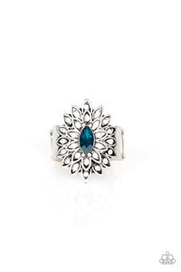Paparazzi Accessories-Blooming Fireworks - Blue Ring