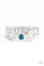 Paparazzi Accessories-Extra Side Of Elegance - Blue Ring
