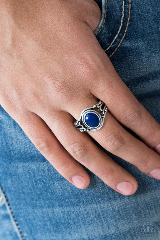 Paparazzi Accessories-Peacefully Peaceful - Blue Ring