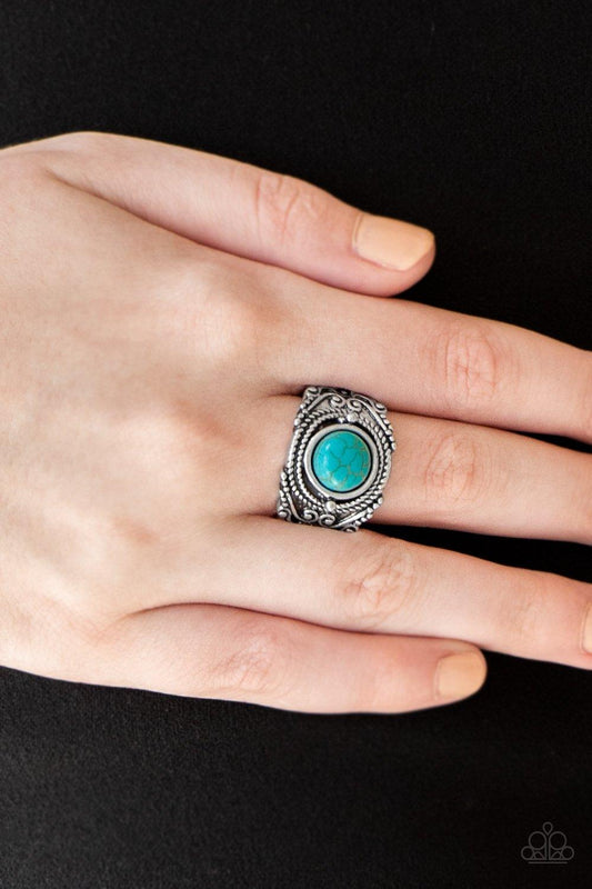 Paparazzi Accessories- Blue Turquoise Ring