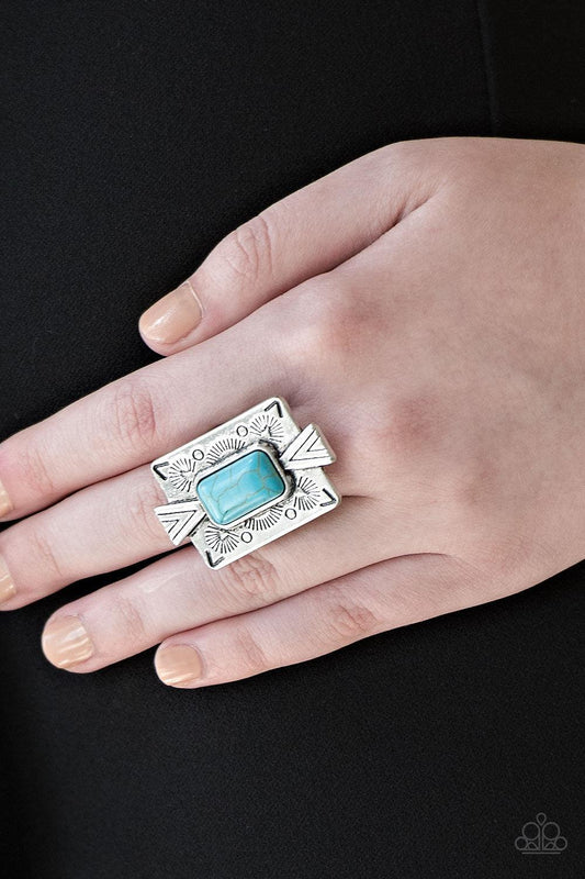 So Smithsonian Blue Ring - Jewelry by Bretta