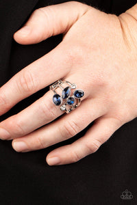 Metro Mingle Blue Rings - Jewelry by Bretta