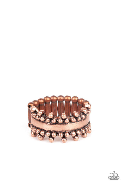 Heavy Metal Muse Copper Ring - Jewelry by Bretta