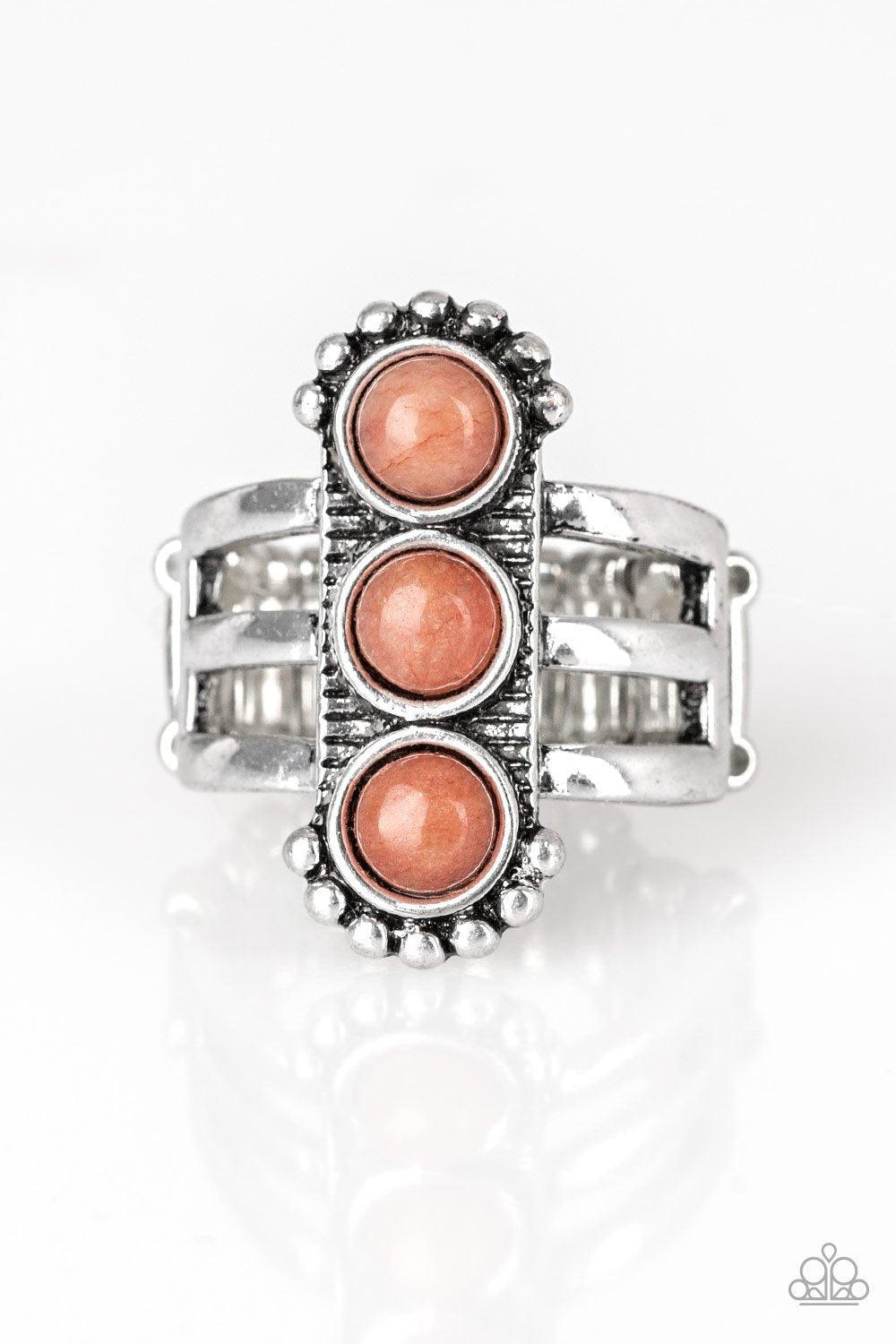 Paparazzi Accessories-Rio Trio - Orange Ring