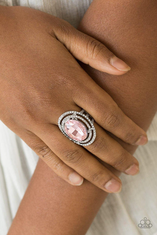Paparazzi Accessories-Making History - Pink Ring