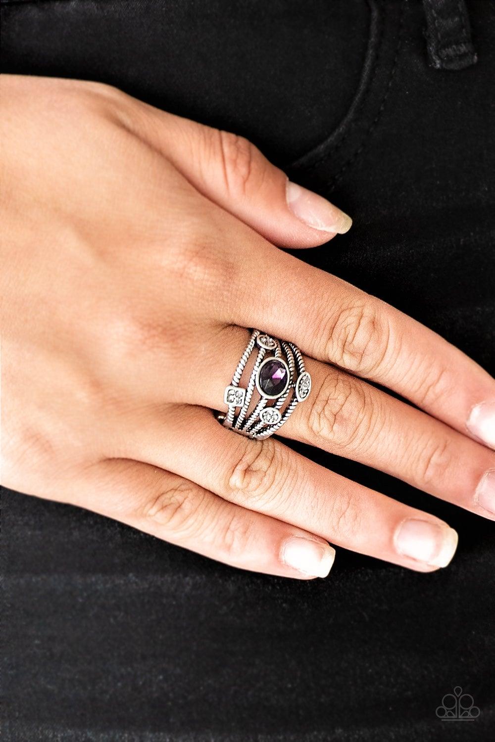 Cosmic Combo Purple Ring - Jewelry by Bretta