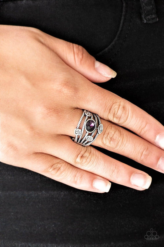 Cosmic Combo Purple Ring - Jewelry by Bretta