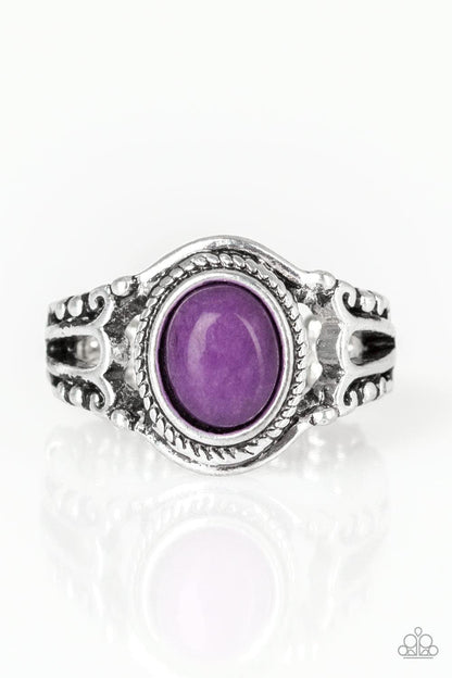 Paparazzi Accessories-Peacefully Peaceful - Purple Ring