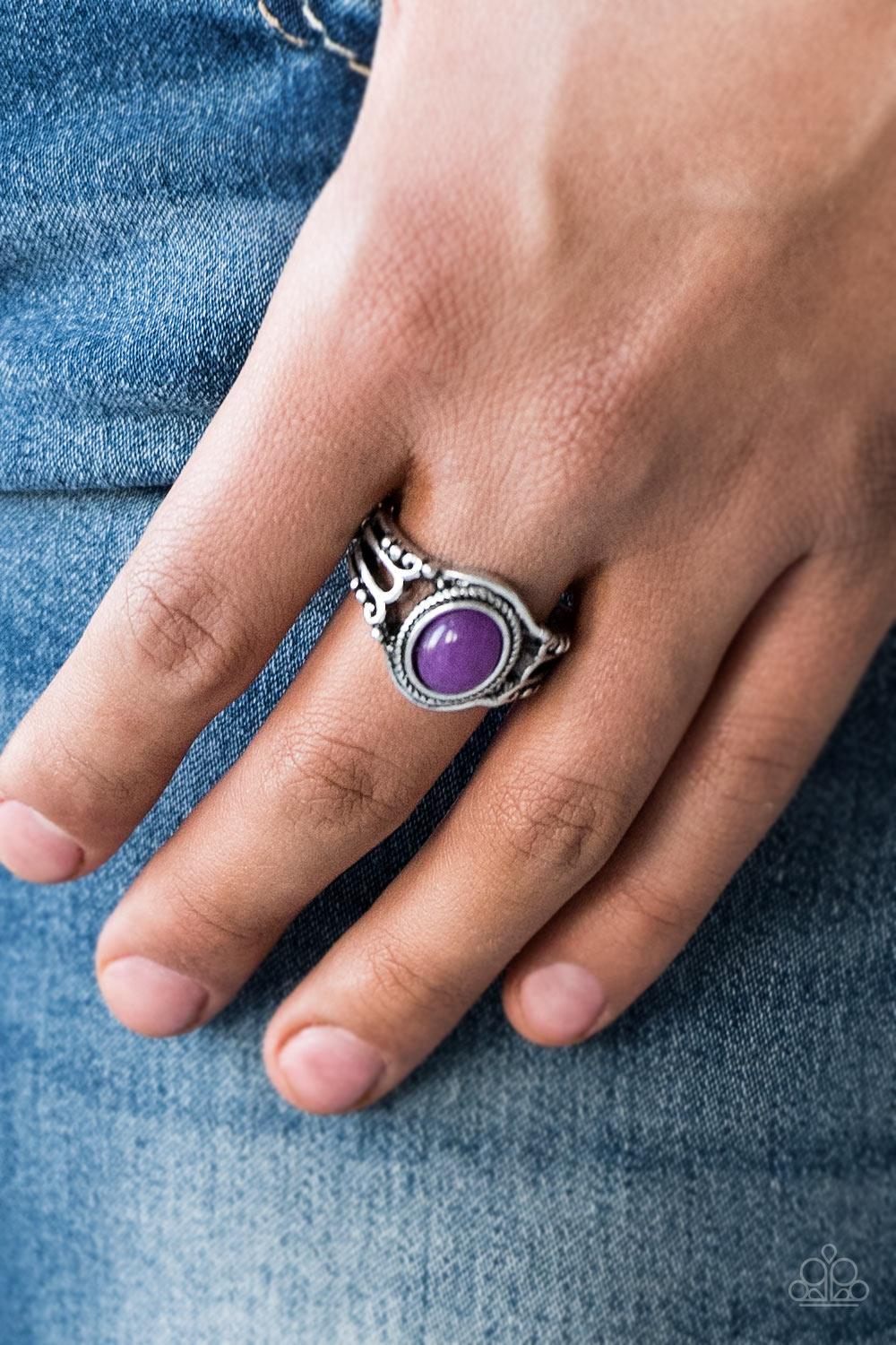 Paparazzi Accessories-Peacefully Peaceful - Purple Ring