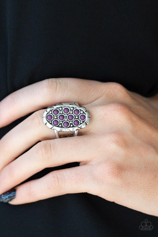 Paparazzi Accessories-Cactus Garden - Purple Ring