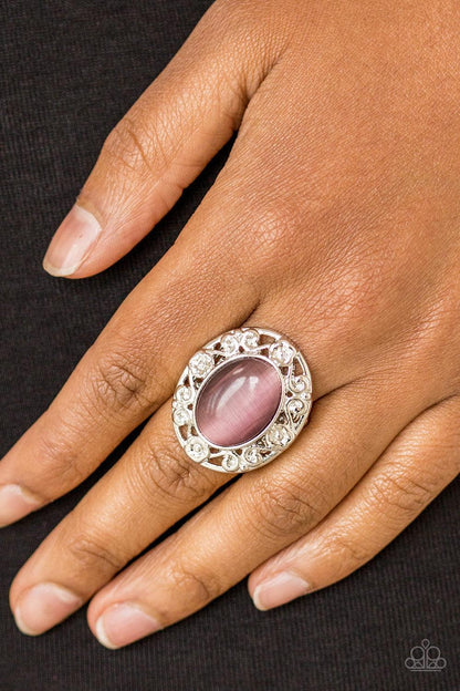 Paparazzi Accessories-Moonlit Marigold - Purple Ring