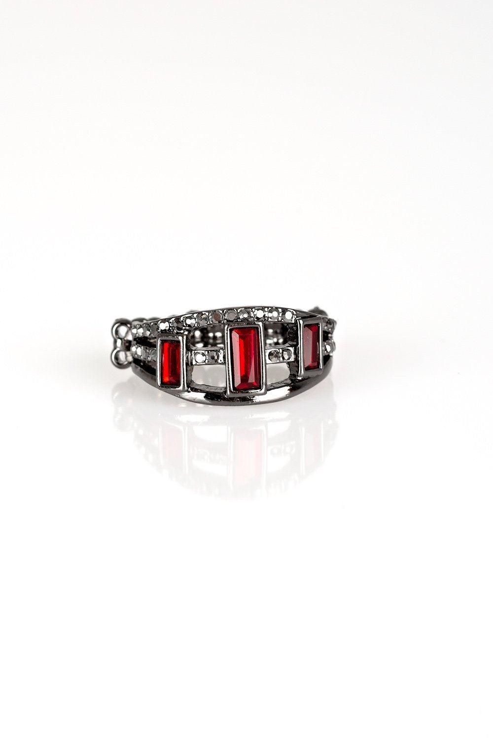 Paparazzi Accessories-Noble Nova - Red Ring