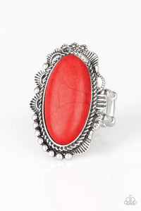 Open Range Red Ring - Jewelry by Bretta
