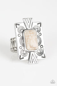 So Smithsonian White Ring - Jewelry by Bretta